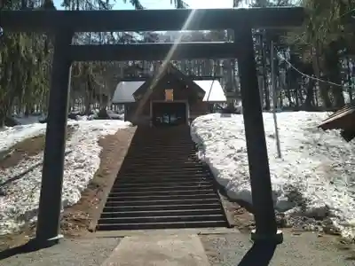 喜茂別神社の鳥居