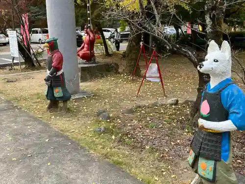 桃太郎神社の狛犬