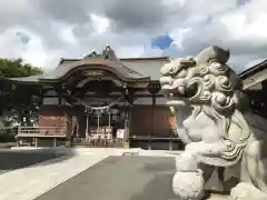 子守神社の狛犬