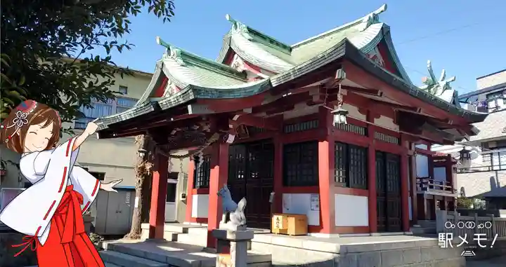 篠原稲荷神社の本殿・本堂