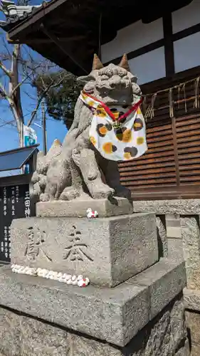 玉田神社の狛犬