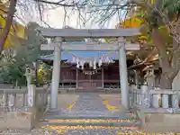 楡山神社の鳥居