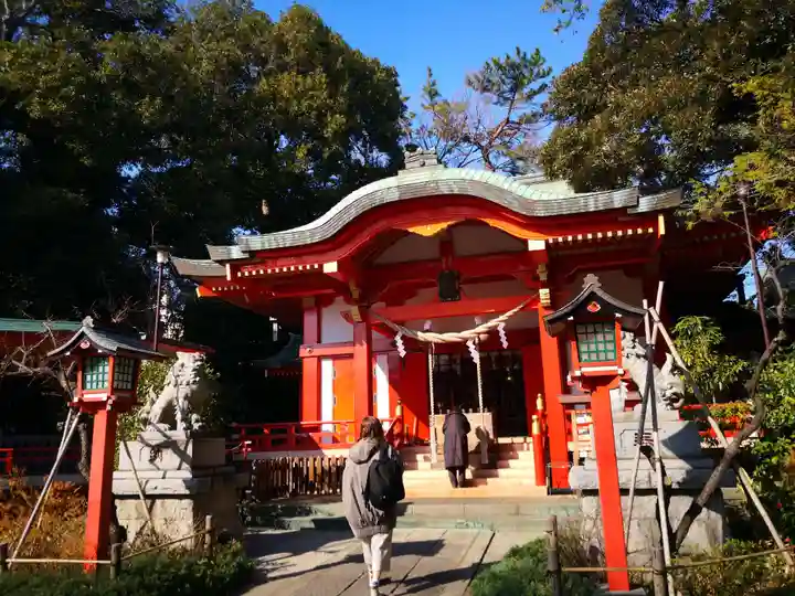 自由が丘熊野神社の本殿・本堂