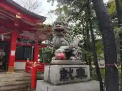 赤堤六所神社の狛犬