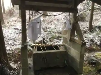 弓削神社の手水舎