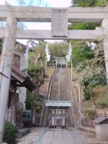 片瀬諏訪神社の鳥居