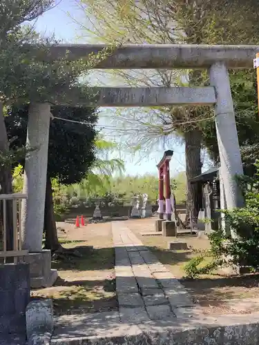 神明神社の鳥居