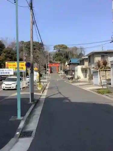 城山八幡宮の鳥居