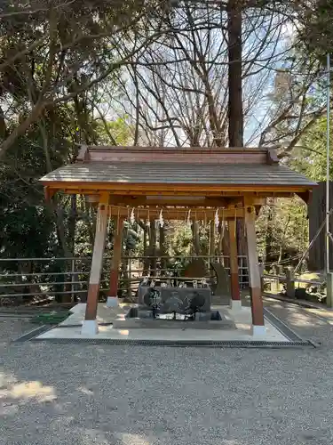 下総国三山　二宮神社の手水舎