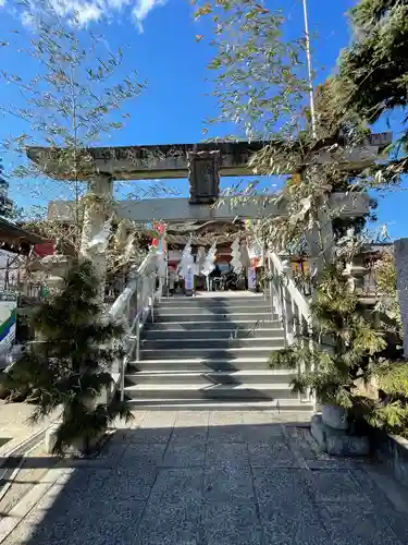 武蔵第六天神社の鳥居