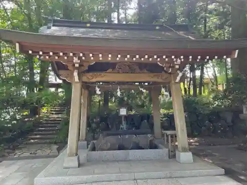 富士山東口本宮 冨士浅間神社の手水