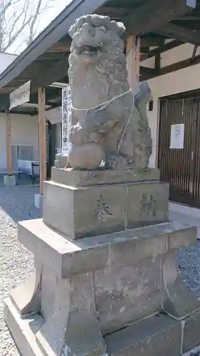 星置神社の狛犬