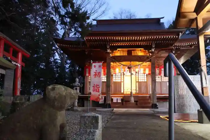 阿久津「田村神社」(郡山市阿久津町)旧社名:伊豆箱根三嶋三社の本殿・本堂