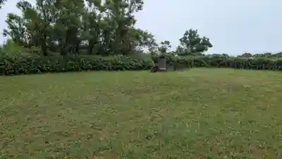 苫前神社の庭園