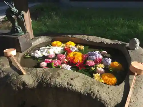 長沼神社の手水