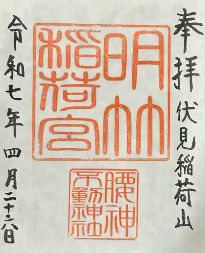 明竹稲荷宮　腰神不動神社(京都府)