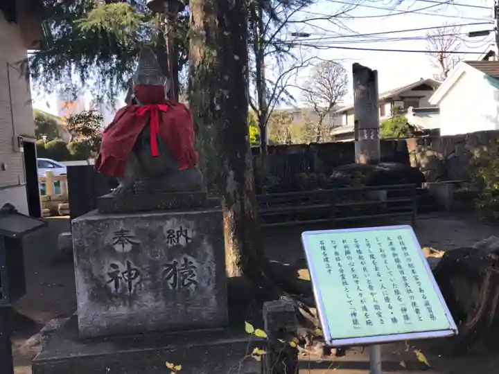 丸子山王日枝神社の狛犬