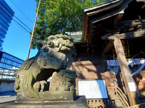 阿邪訶根神社の狛犬