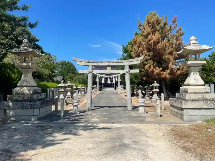 筏八幡宮の鳥居