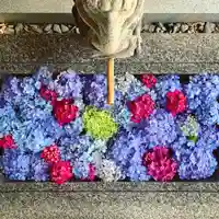 滑川神社 - 仕事と子どもの守り神の手水舎