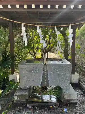 四倉諏訪神社の手水舎