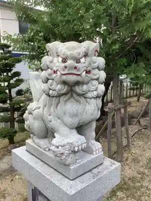 伊副神社の狛犬