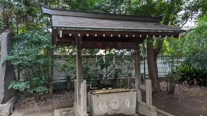 上連雀神明社の手水舎