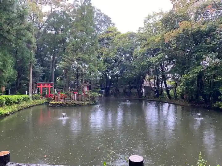 狭井坐大神荒魂神社(狭井神社)の庭園