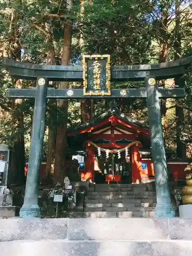 日光二荒山神社中宮祠の鳥居