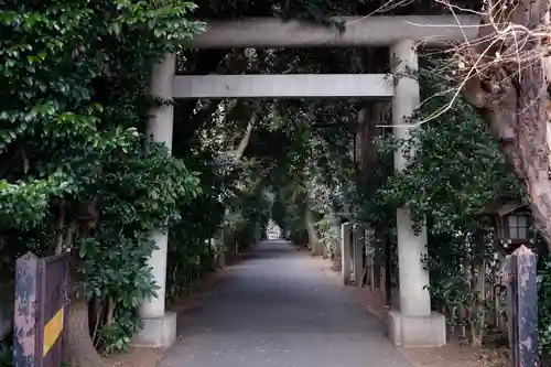 岩槻久伊豆神社の鳥居