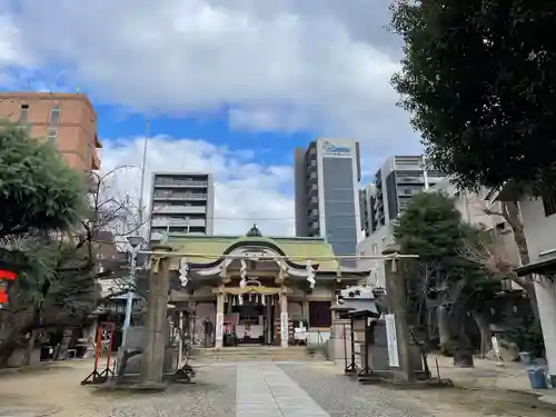 綱敷天神社の本殿