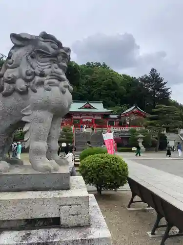 足利織姫神社の狛犬