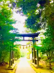 成田熊野神社の鳥居