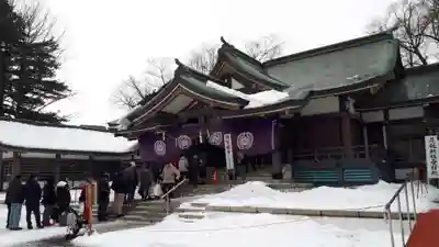札幌護國神社の初詣