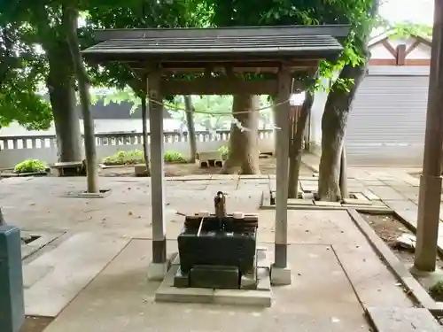 中瀬天祖神社（井草八幡宮境外社）の手水舎