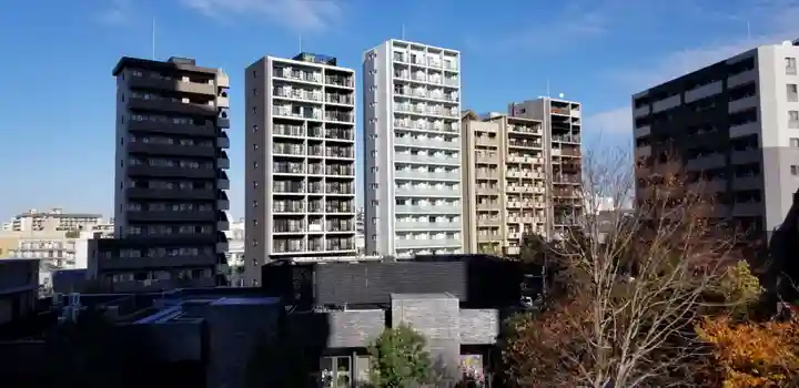 成子天神社の周辺