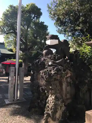 お三の宮日枝神社の狛犬