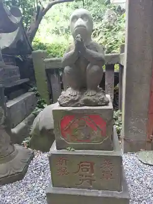 小野照崎神社の狛犬