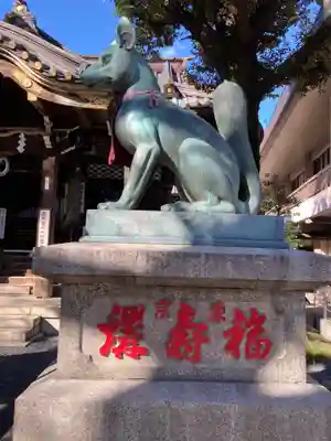 豊川稲荷東京別院の狛犬