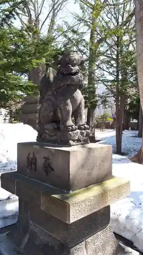 新琴似神社の狛犬