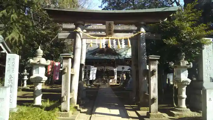 沓掛香取神社の鳥居