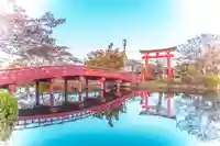 涼ケ岡八幡神社の庭園