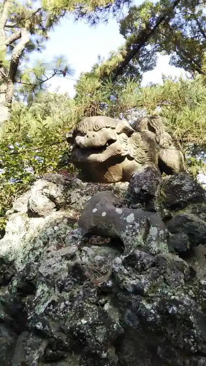 意富比神社の狛犬