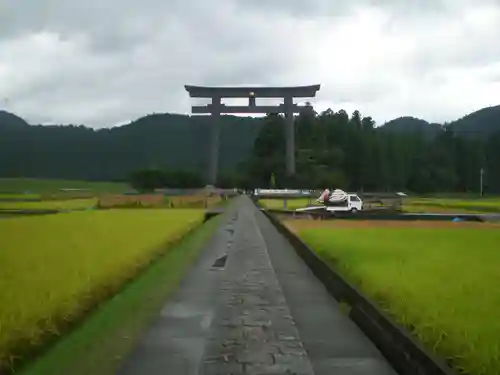 大斎原（熊野本宮大社旧社地）の鳥居