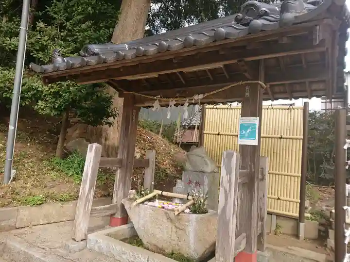田間神社の手水舎