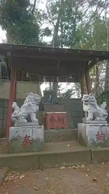 山野浅間神社の狛犬