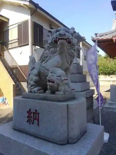 長門鎮守八幡神社の狛犬