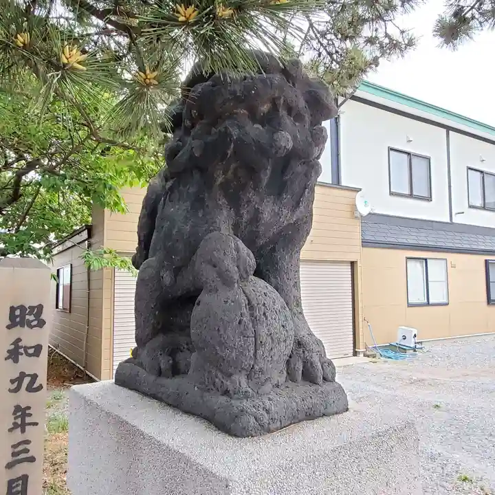 大森稲荷神社の狛犬