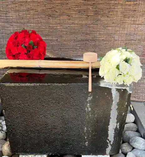 上尾御嶽神社の手水舎