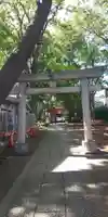 自由が丘熊野神社の鳥居